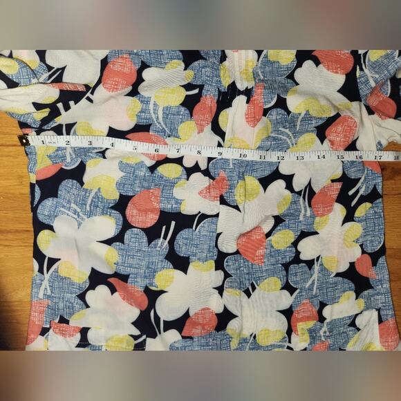 Boden‎ Floral Print Blouse Top 3/4 Sleeve Colorful Flower Pattern Casual - Picture 5 of 8